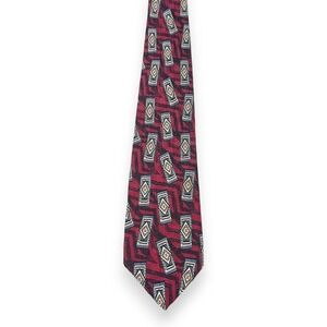 VTG Robert Talbott Best of Class for Jacobsons Mens Silk Tie 56.5 x 3.5 Burgundy